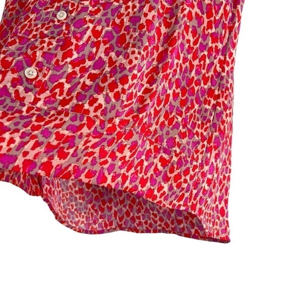Cabi Heartbreaker Sleeveless Blouse Top in Red Pink, Size Small - Picture 7 of 10